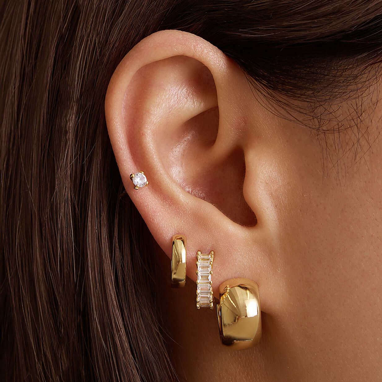 The Essential Oval Dome Hoops