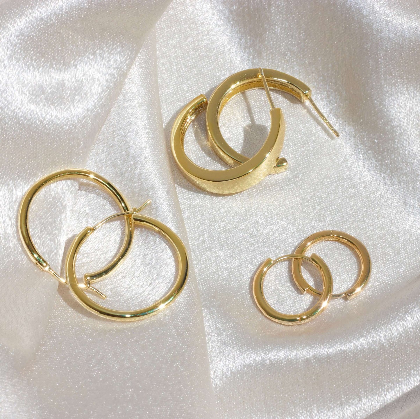 The Essential Medium Gold-Filled Hoops