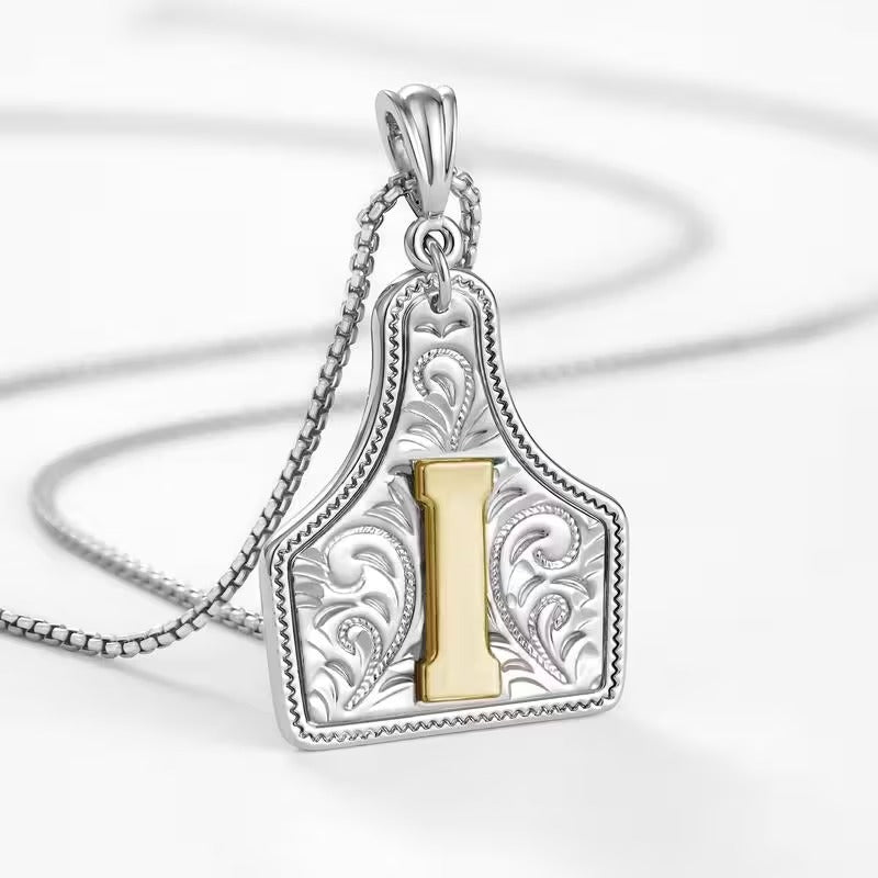 The Rancher Initial Tag Necklace