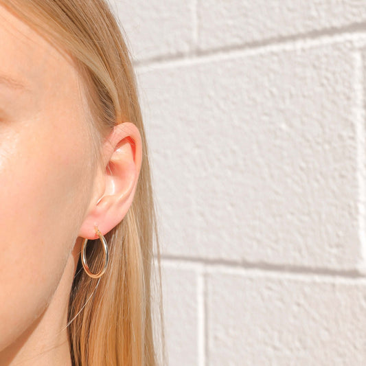 The Classic Thin Hoop Earrings