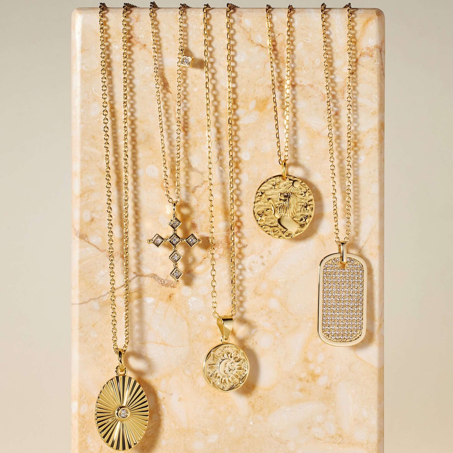 The Celestial Sun Medallion Necklace