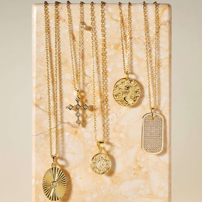 The Celestial Sun Medallion Necklace