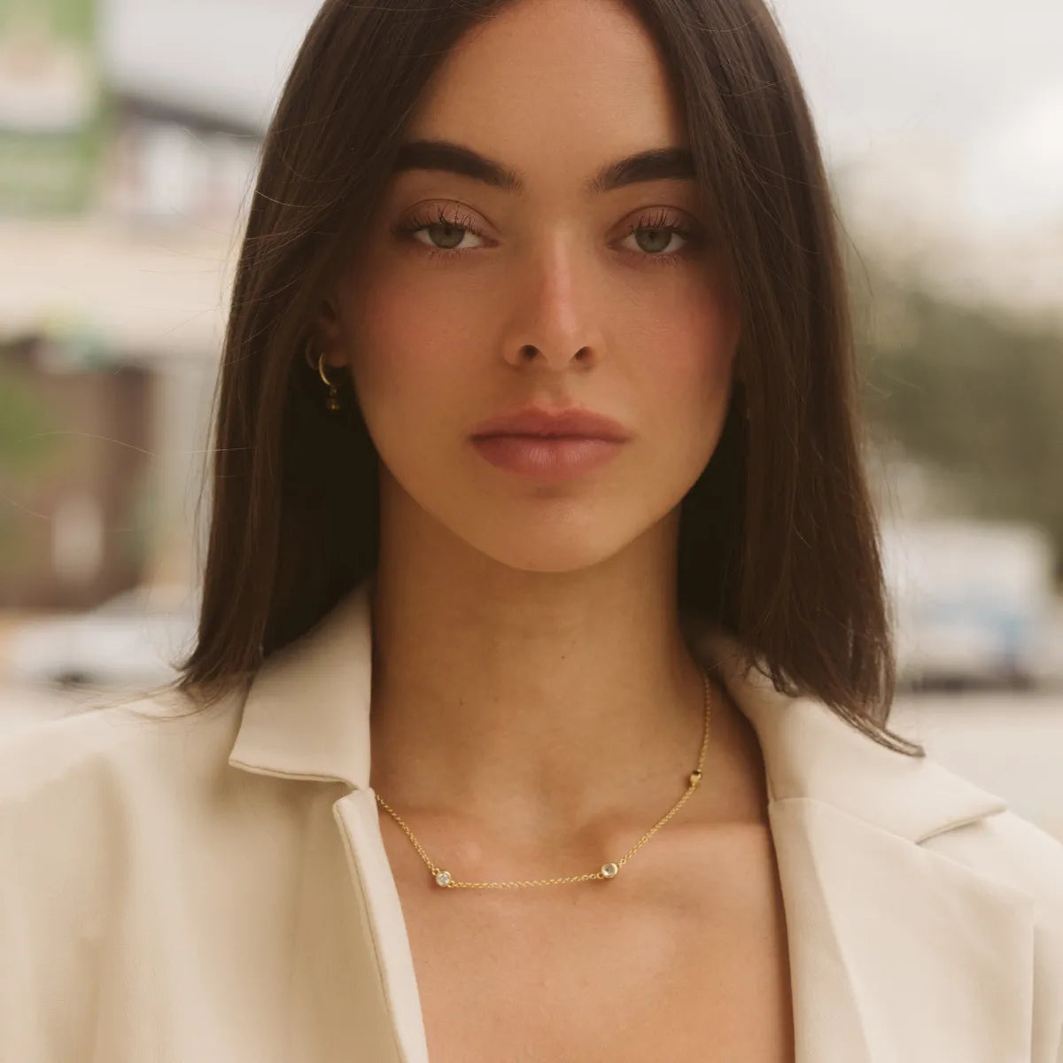 The Five Diamond Station Necklace