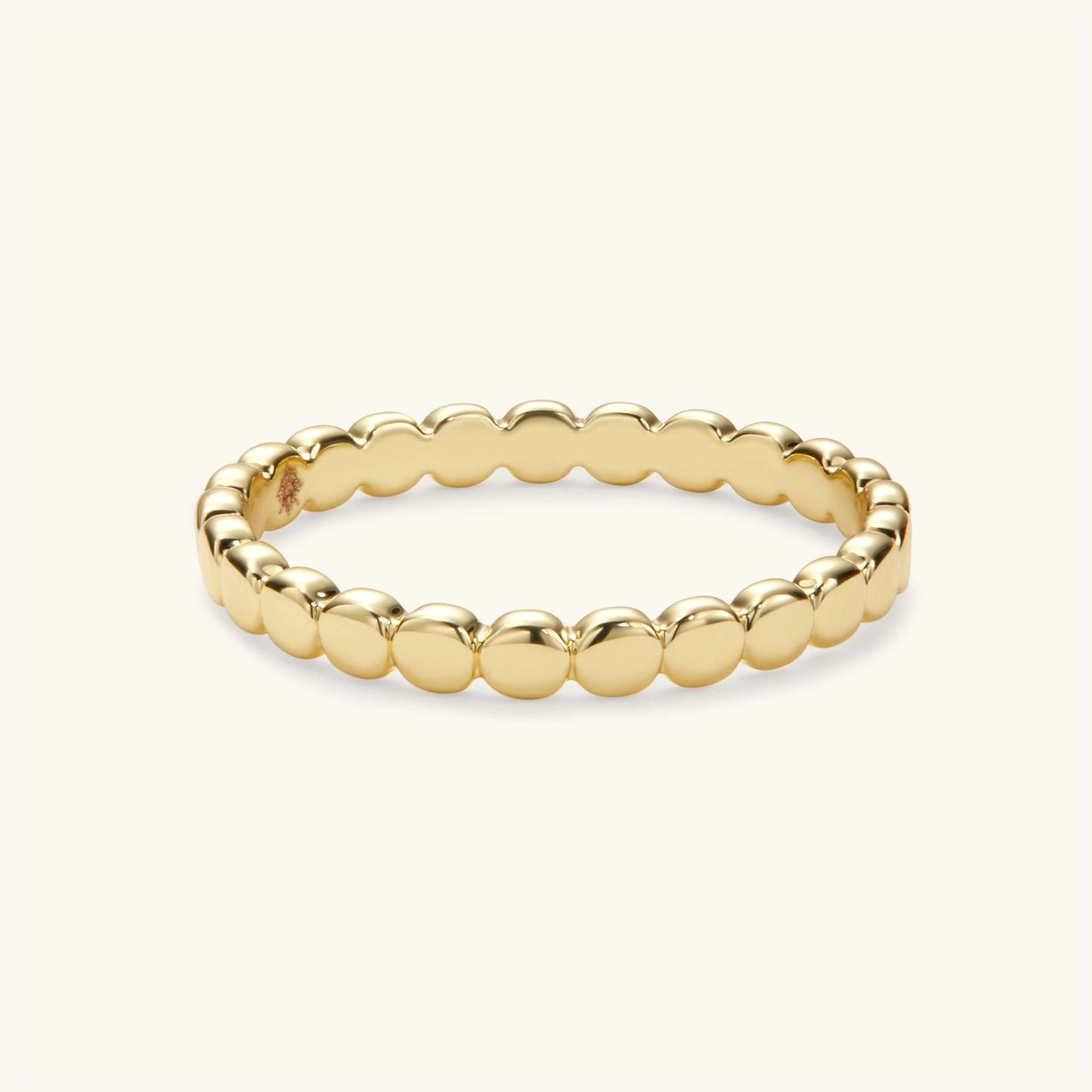 The Radiant Gold-Filled Dot Ring