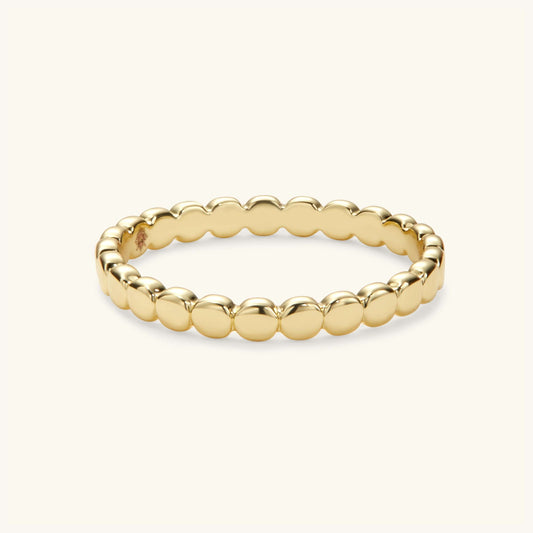 The Radiant Gold-Filled Dot Ring