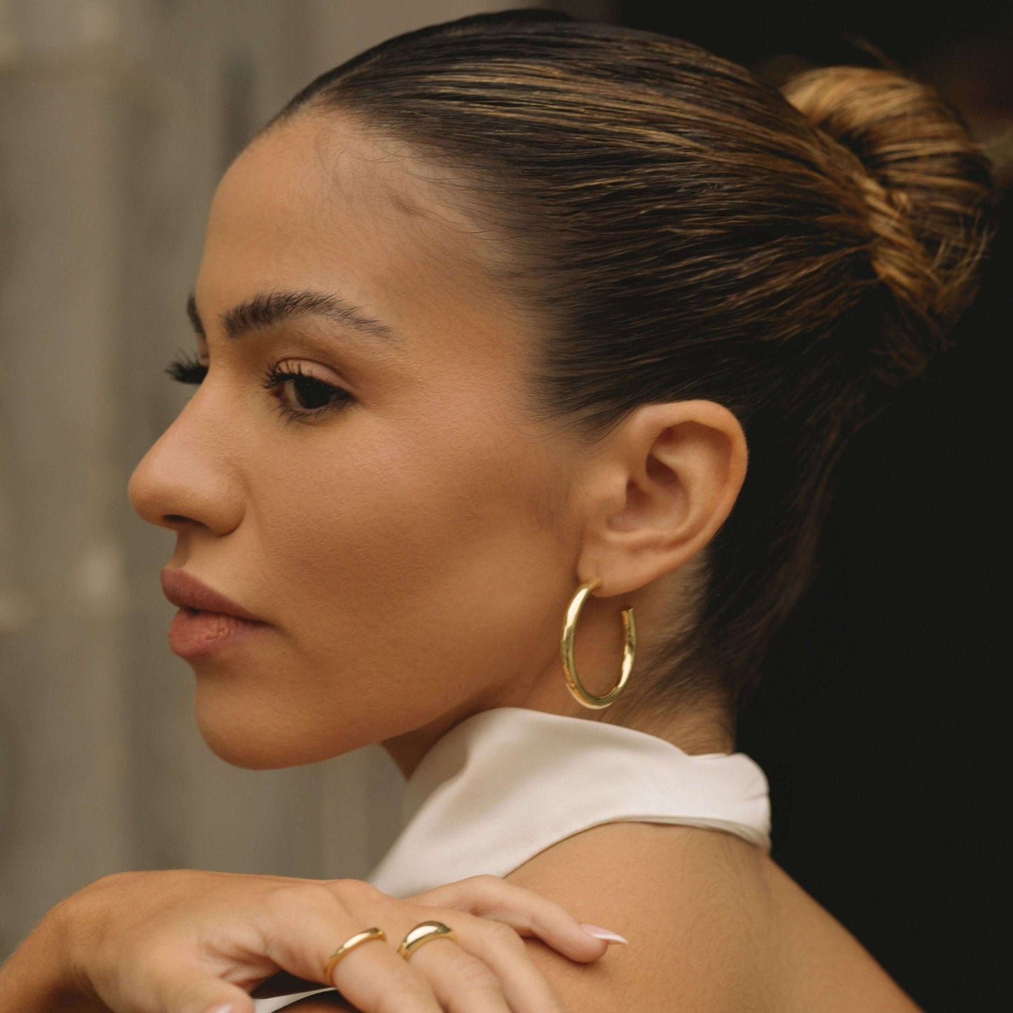 The Statement Gold-Filled 30mm Hoops