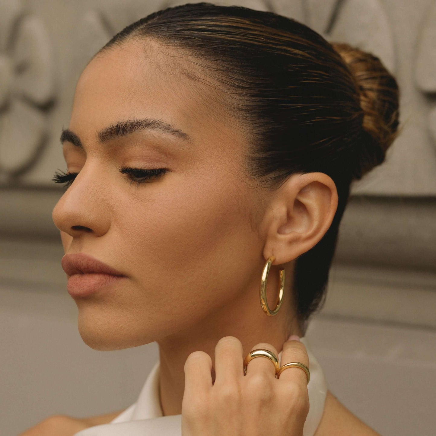 The Statement Gold-Filled 30mm Hoops