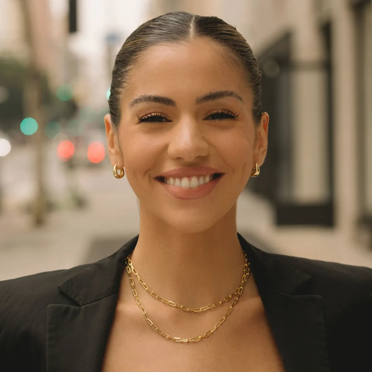 The Bold Gold-Filled Paperclip Chain Necklace