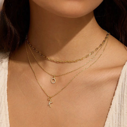The Personalized Diamond Initial Necklace