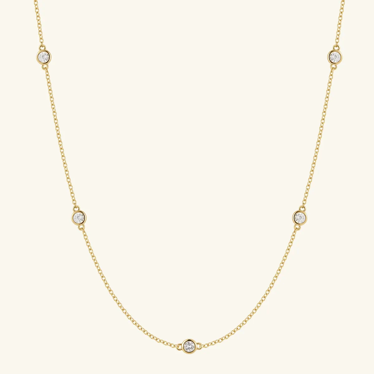 The Five Diamond Station Necklace