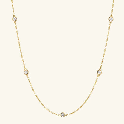The Five Diamond Station Necklace