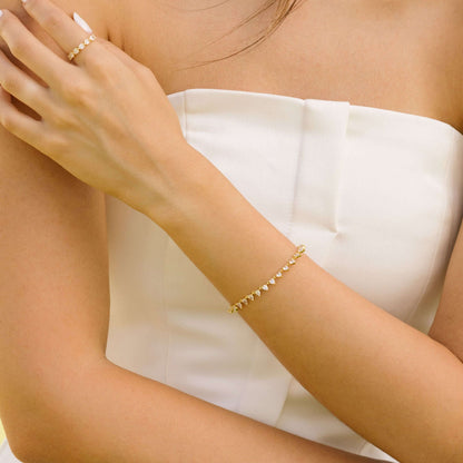 The Pear Cut Tennis Bracelet