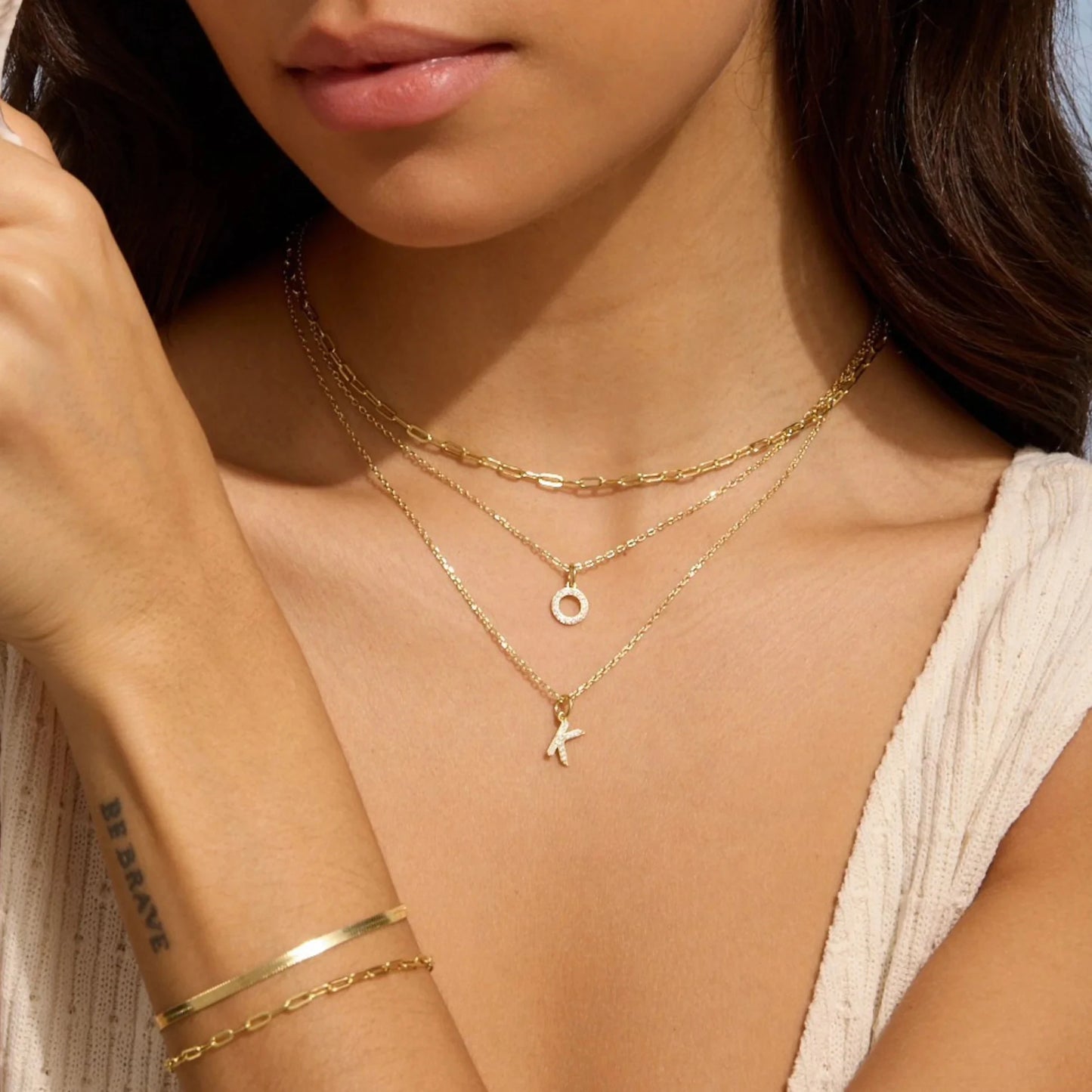 The Personalized Diamond Initial Necklace