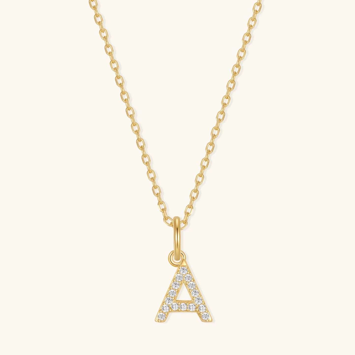 The Personalized Diamond Initial Necklace