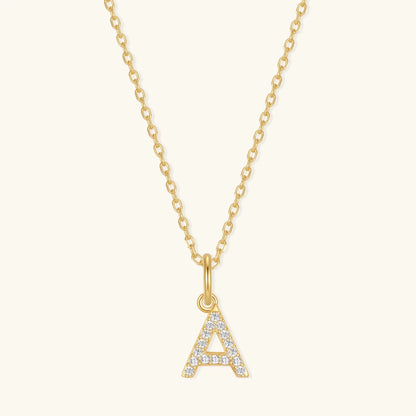 The Personalized Diamond Initial Necklace
