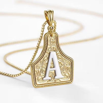 The Rancher Initial Tag Necklace