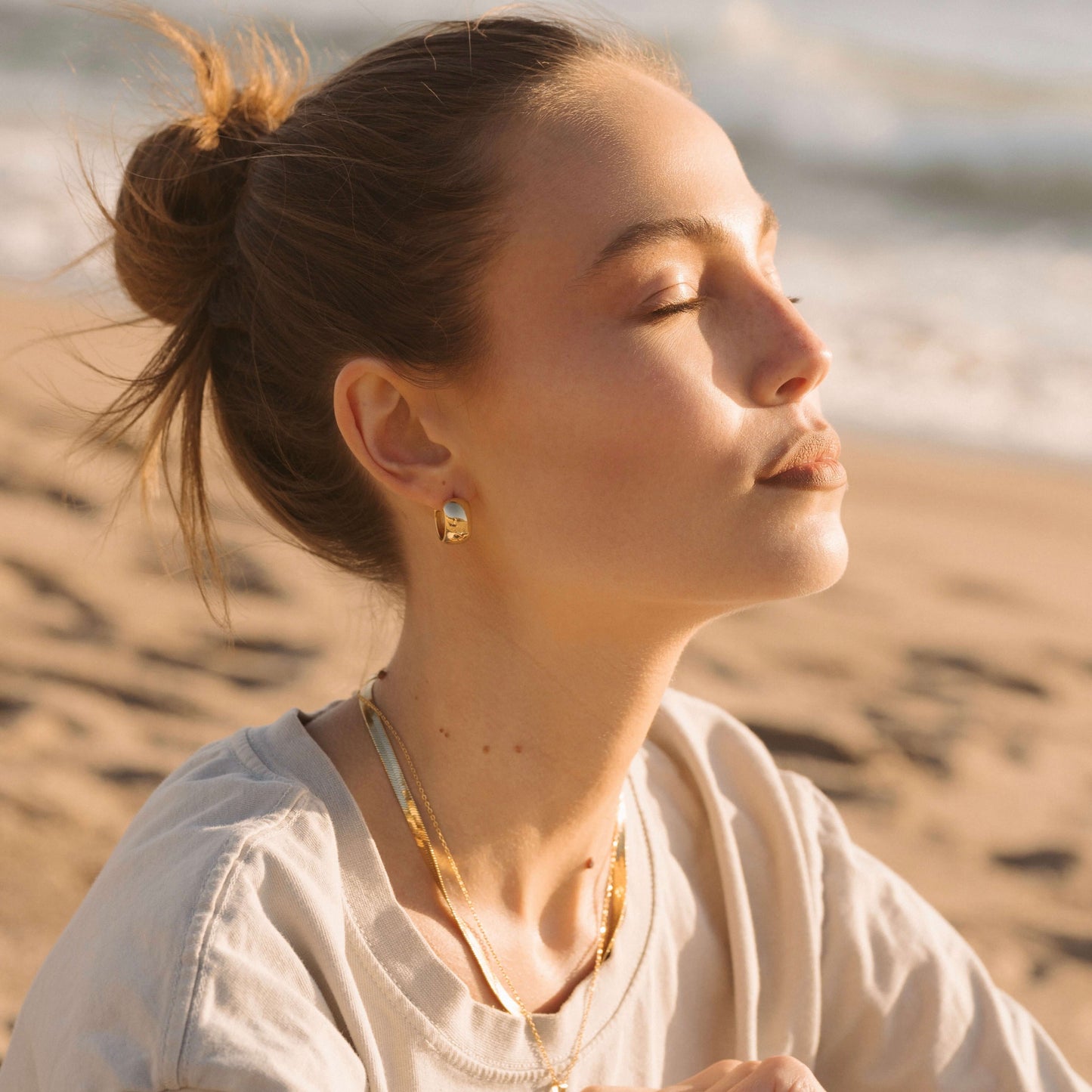 The Essential Oval Dome Hoops