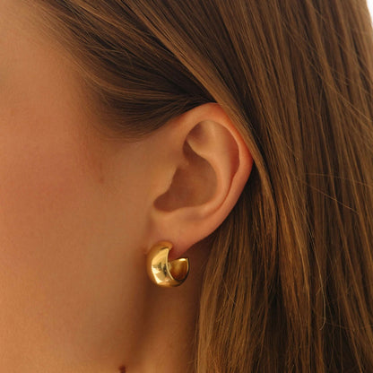 The Essential Oval Dome Hoops