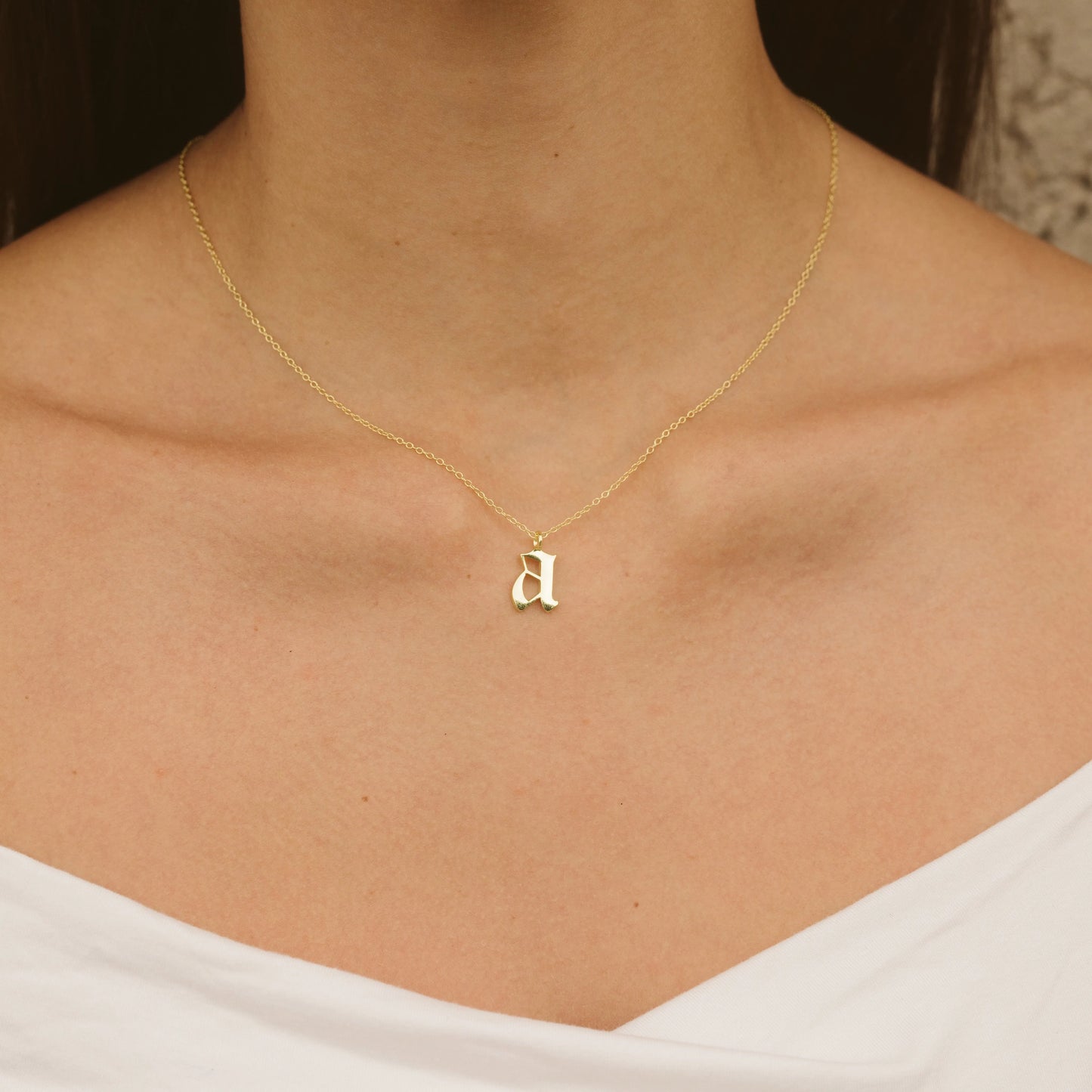 The Old English Initial Necklace