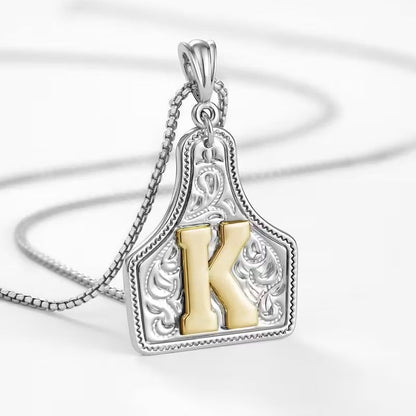 The Rancher Initial Tag Necklace