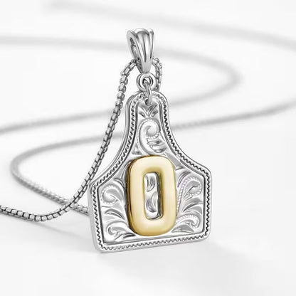 The Rancher Initial Tag Necklace