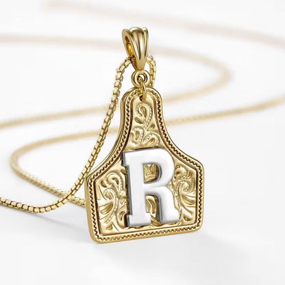The Rancher Initial Tag Necklace