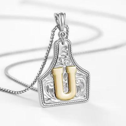 The Rancher Initial Tag Necklace