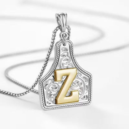 The Rancher Initial Tag Necklace