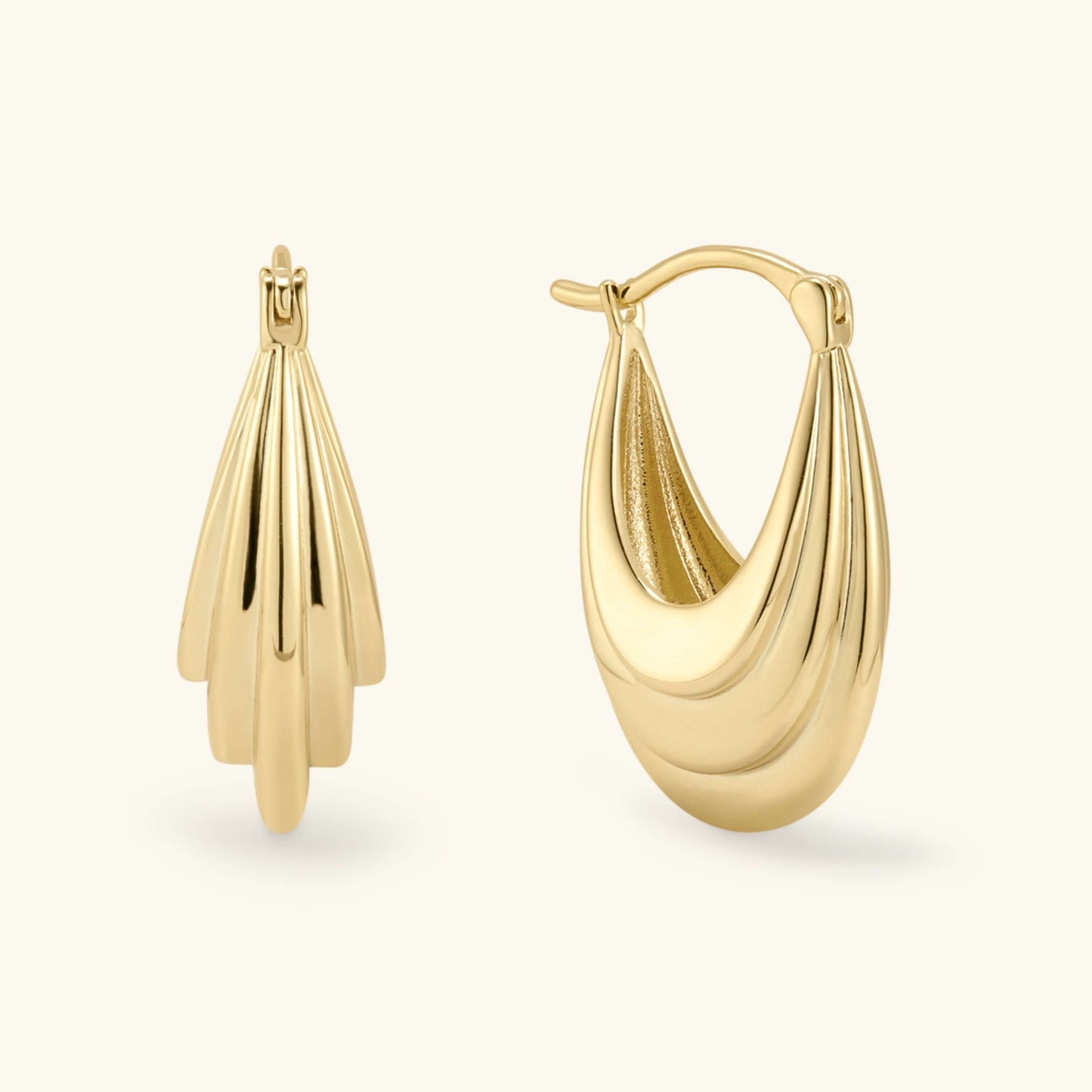 The Sculptural Abstract Hoops