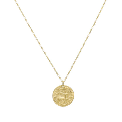 The Celestial Zodiac Coin Necklace