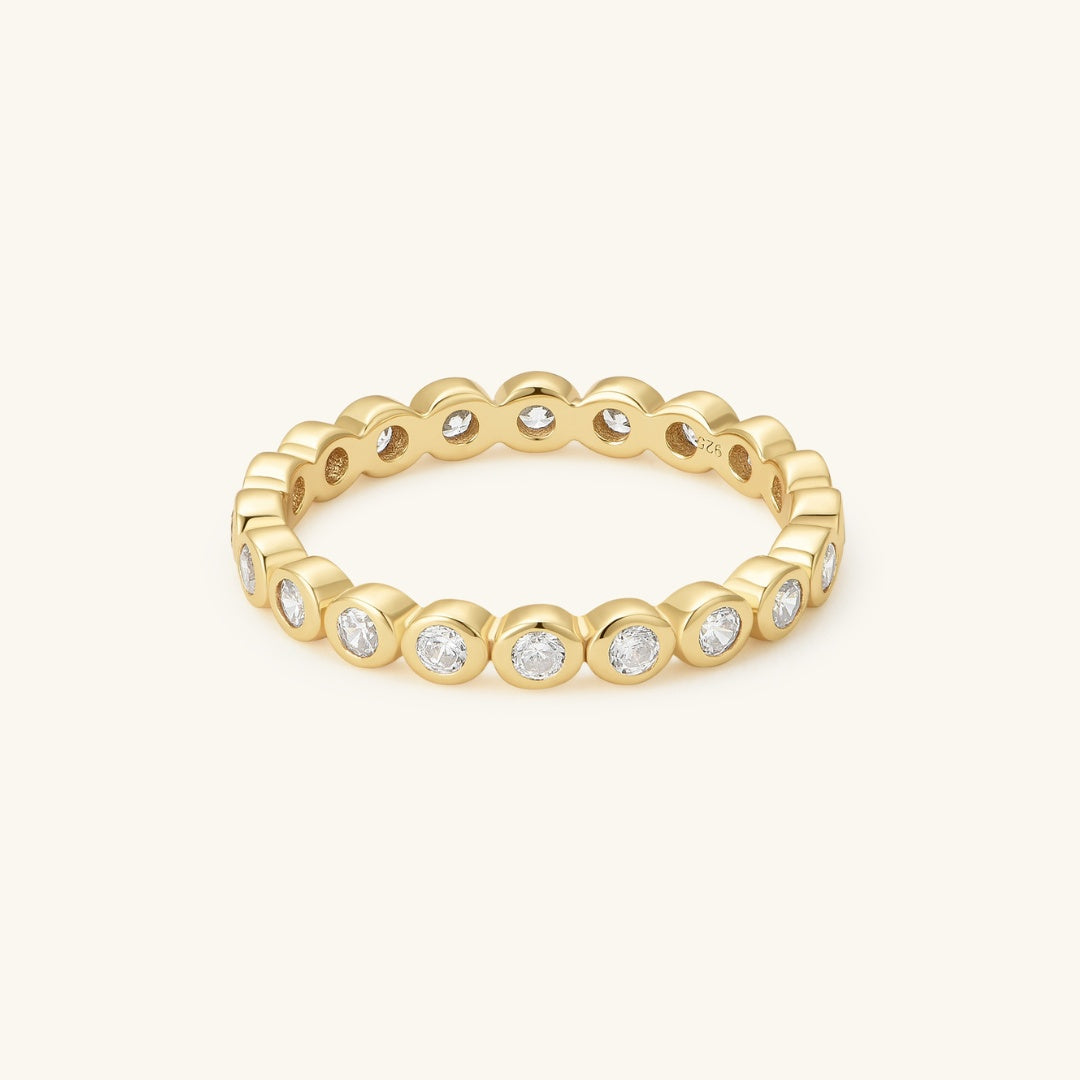 The Sparkle Bezel Eternity Band