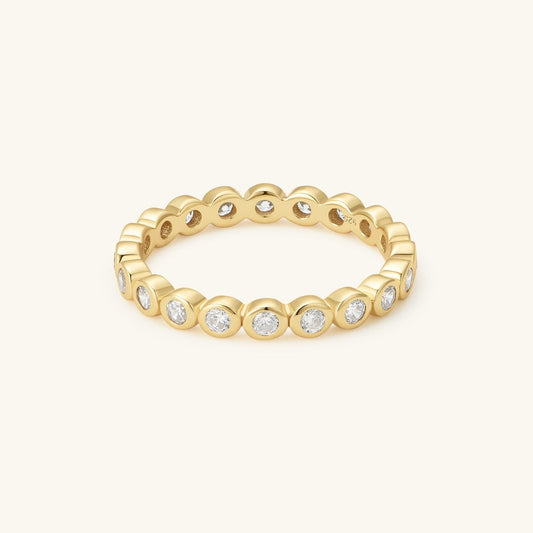 The Sparkle Bezel Eternity Band