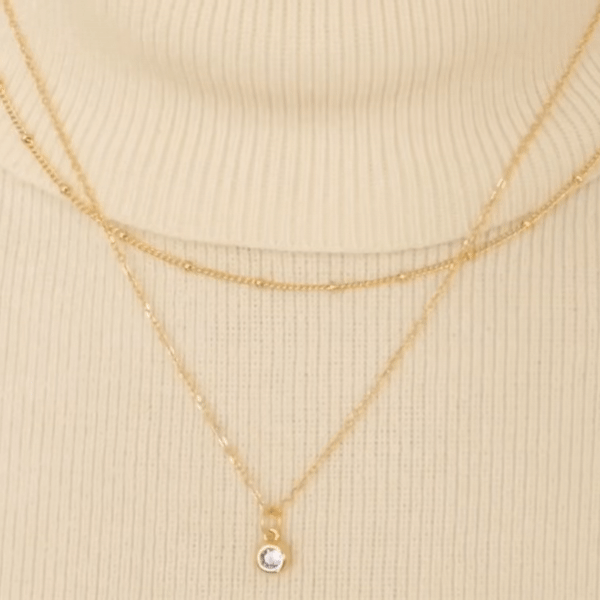 The Personalized Birthstone Pendant Necklace