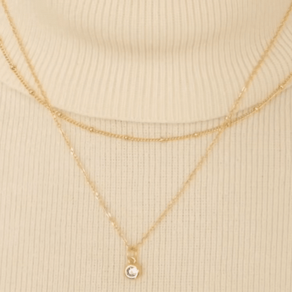 The Personalized Birthstone Pendant Necklace