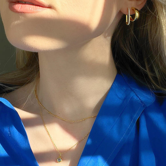 The Personalized Birthstone Pendant Necklace