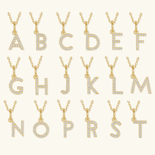 The Personalized Diamond Initial Necklace