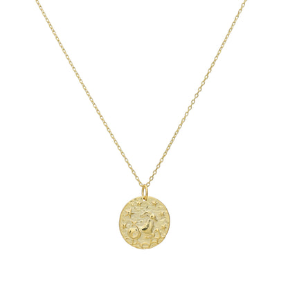 The Celestial Zodiac Coin Necklace
