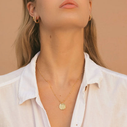 The Hammered Gold Coin Necklace