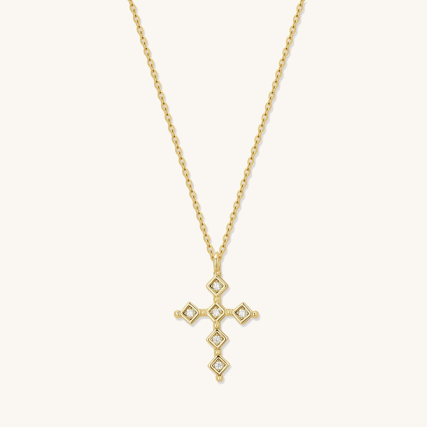The Sparkle Cross Pendant Necklace