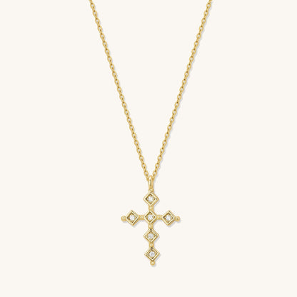 The Sparkle Cross Pendant Necklace