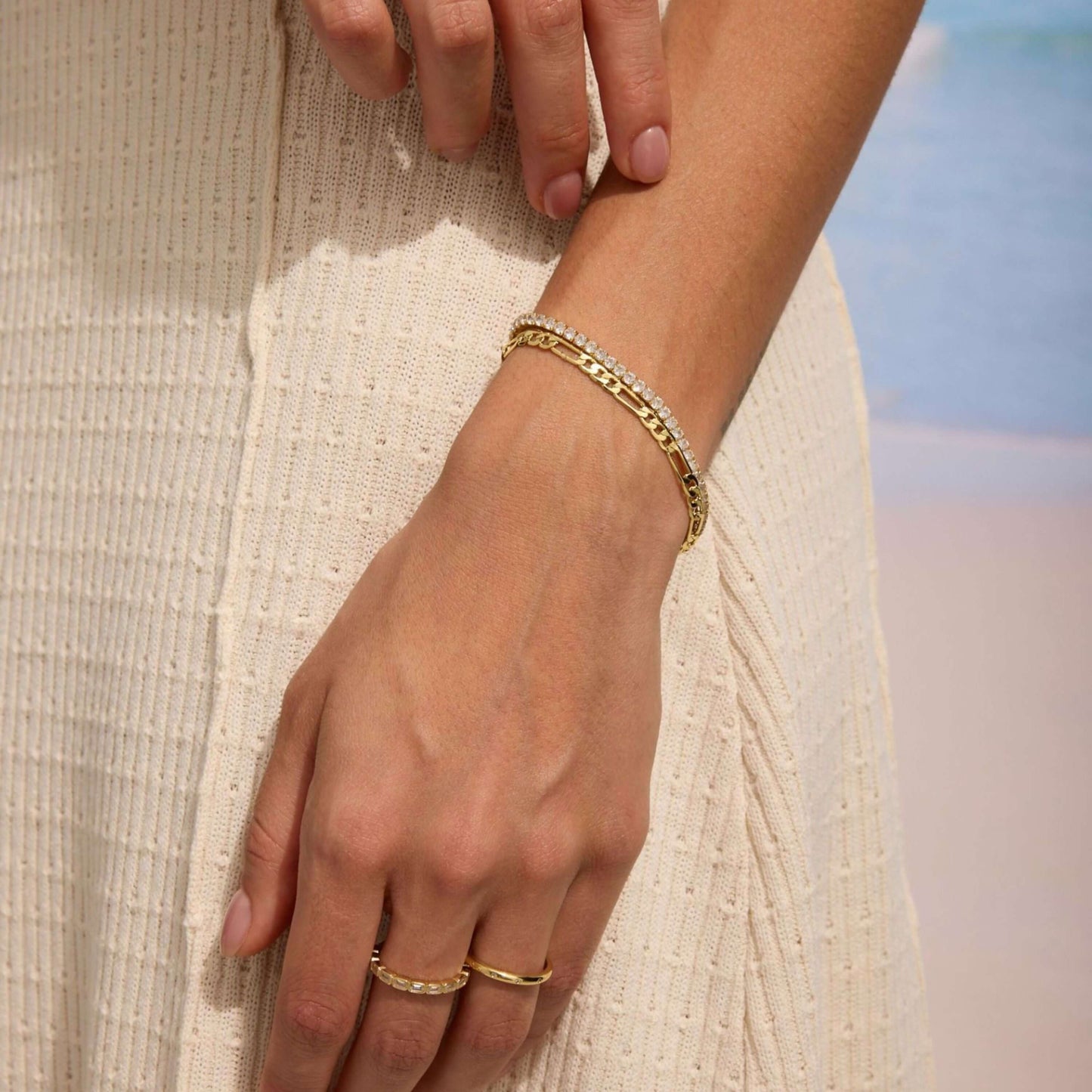 The Classic Figaro Chain Bracelet