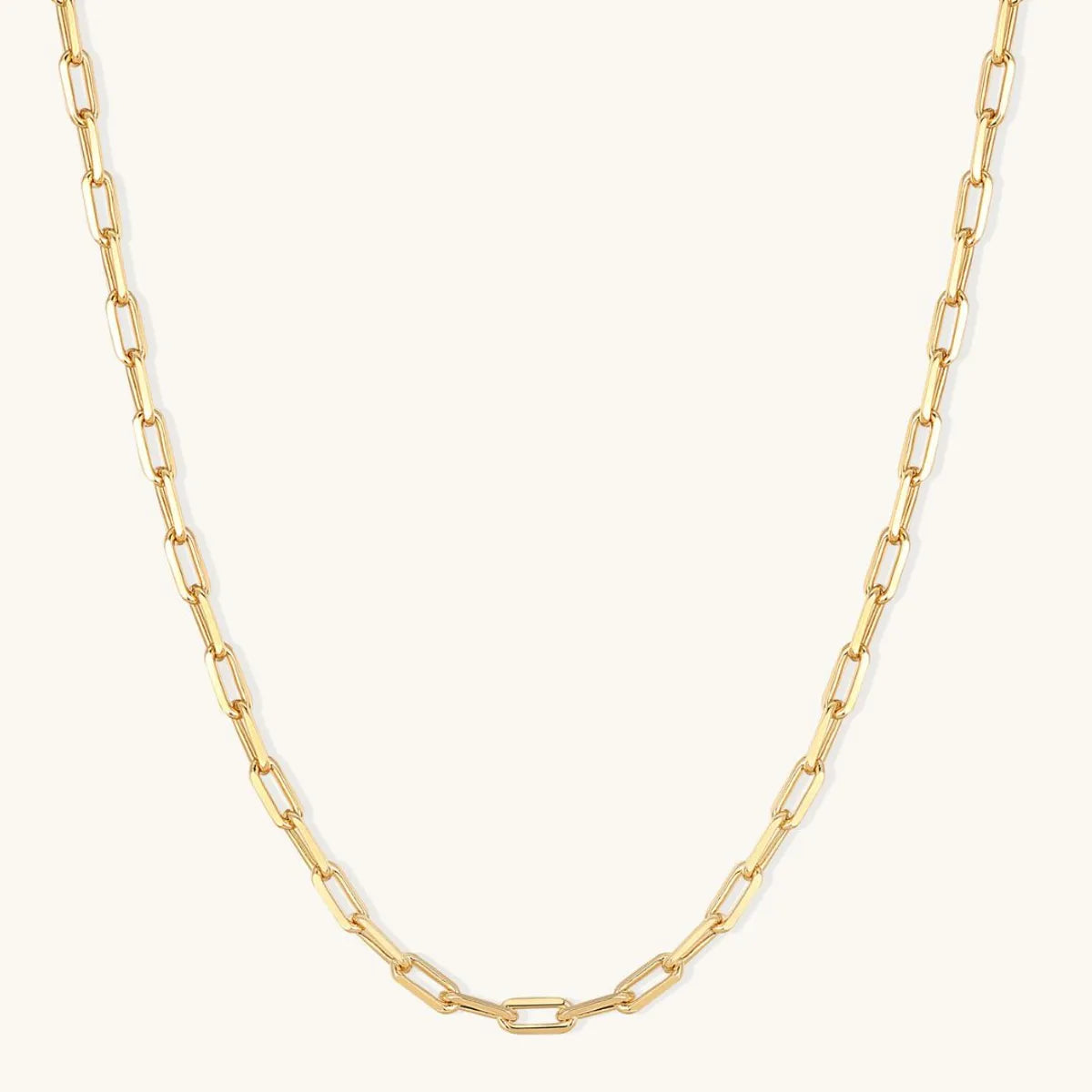 The Bold Gold-Filled Paperclip Chain Necklace