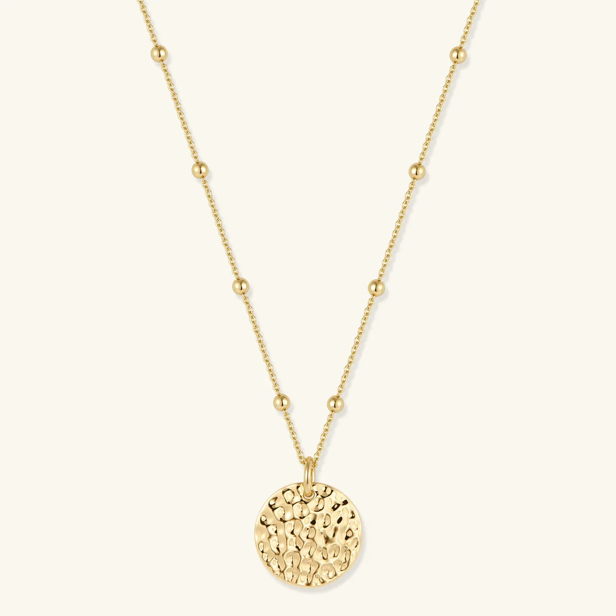 The Hammered Gold Coin Necklace