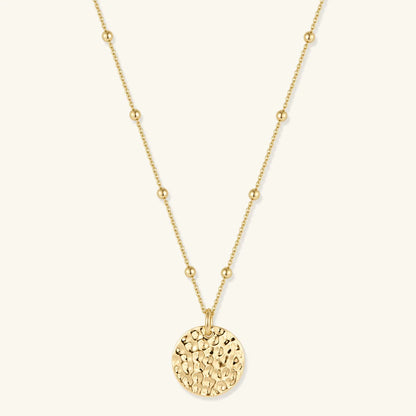 The Hammered Gold Coin Necklace