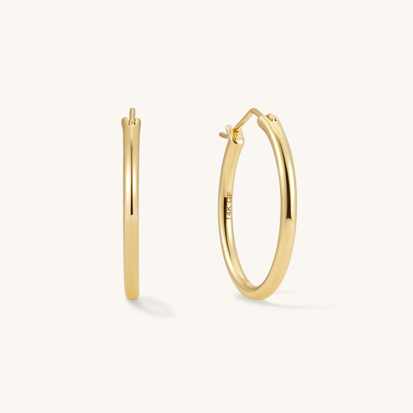 The Essential Medium Gold-Filled Hoops