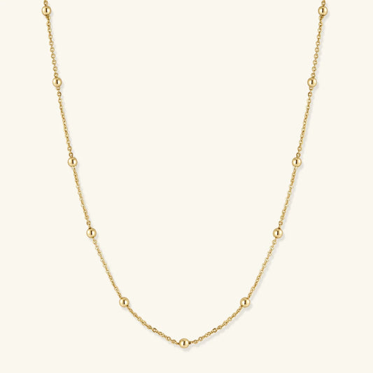 The Dainty Gold-Filled Satellite Necklace