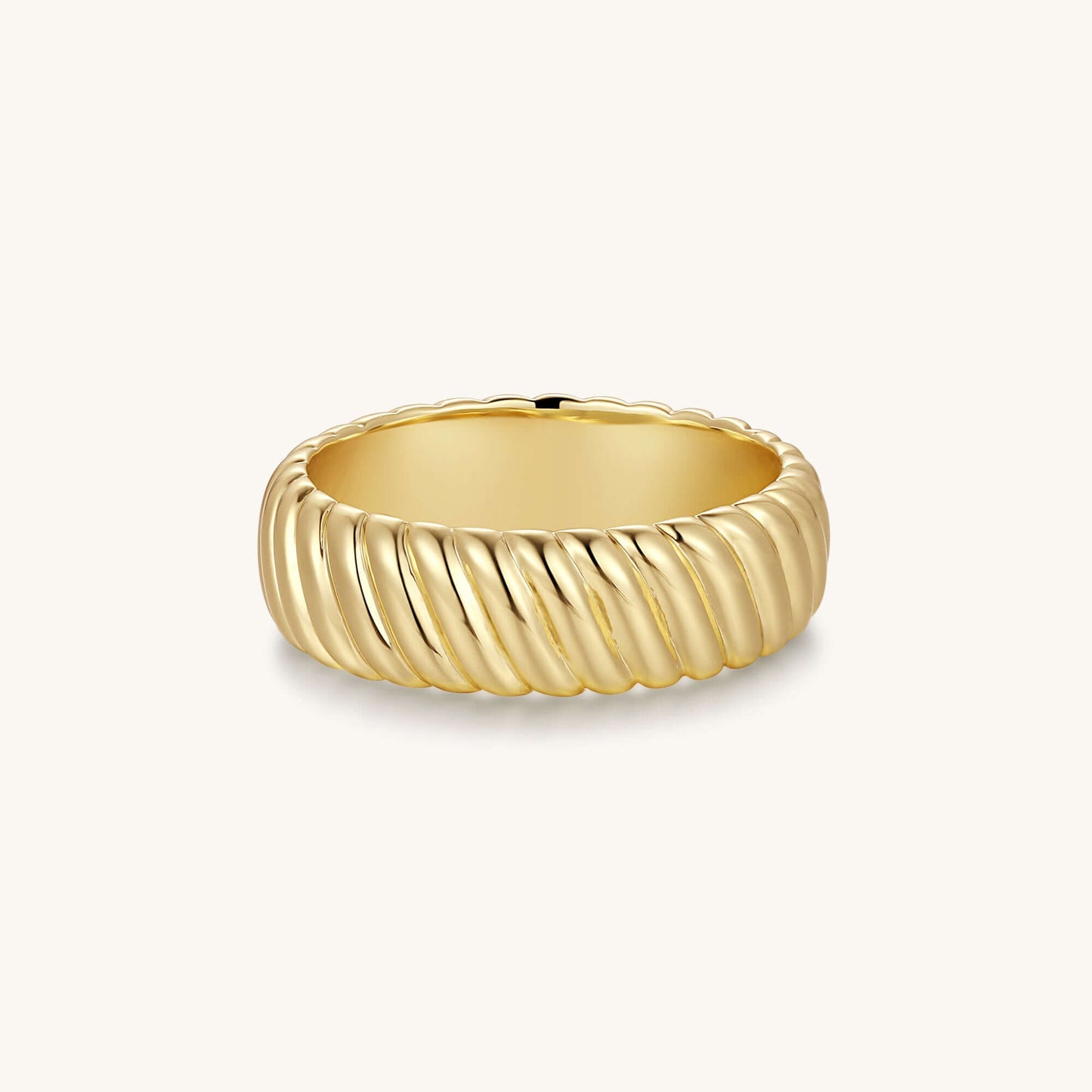 The Bold Gold-Filled Twist Ring