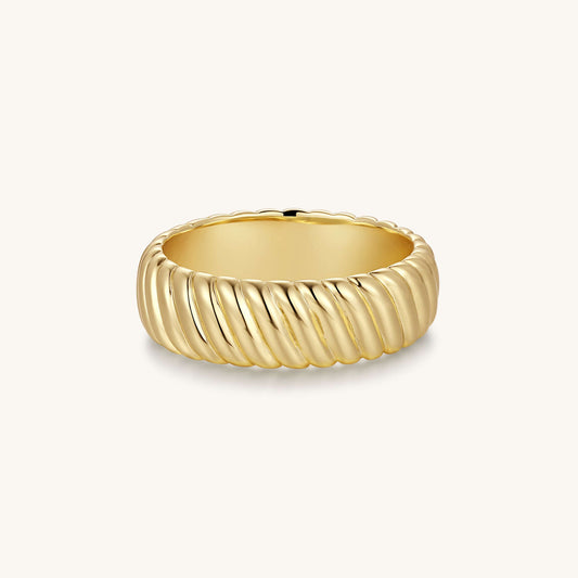The Bold Gold-Filled Twist Ring