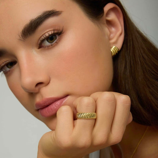 The Bold Gold-Filled Twist Ring