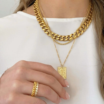 The Bold 12mm Curb Chain Necklace
